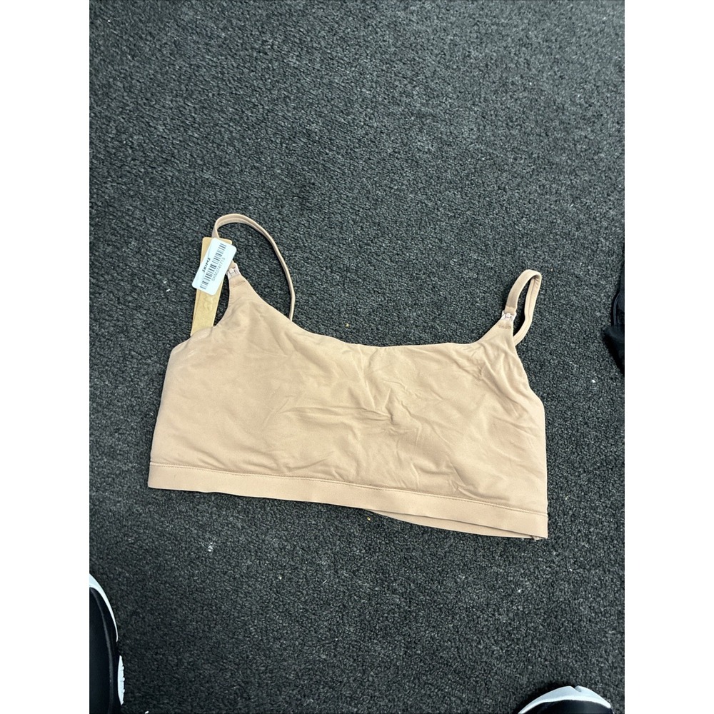 skims fits everybody maternity nursing scoop bralette color sienna size L New